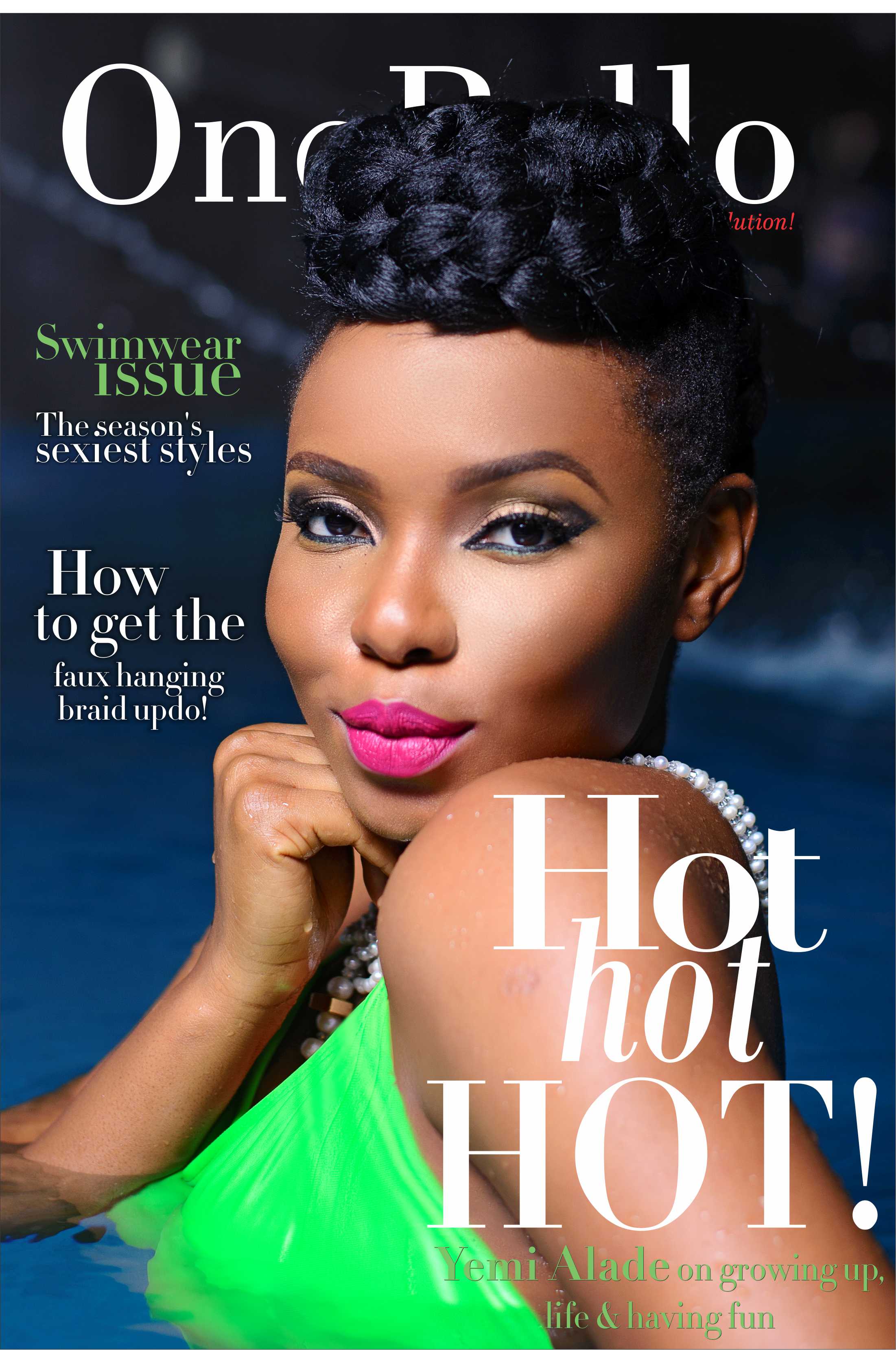 Alade Looks Super Hot In Bikini As She Graces OnoBello’s Swimsuit Issue