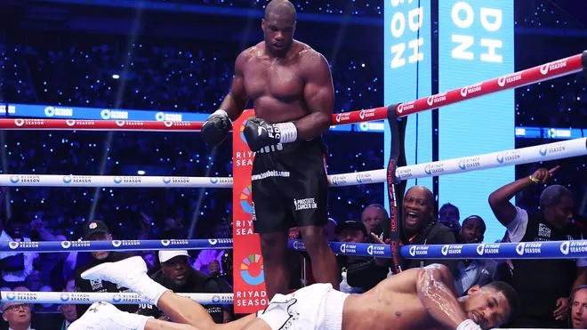 Daniel Dubois and Anthony Joshua