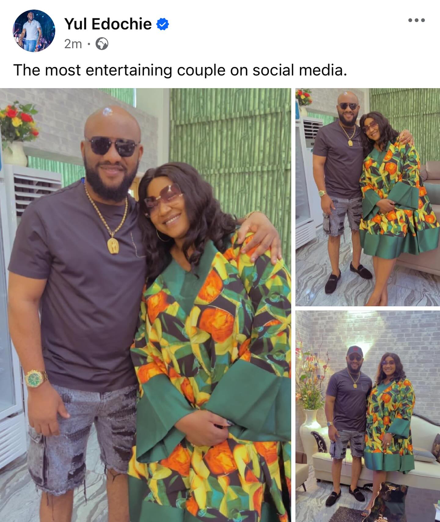 Yul Edochie and Judy